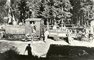 Vedur nr.4 1930.aastatel. Veduri järel seisev sõiduriist on ilmselt Naissaarel komandantuuri töökojas 1929.a. ehitatud bensiinimootoriga dresiin